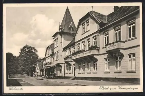 AK Walsrode, Hotel zum Kronprinzen
