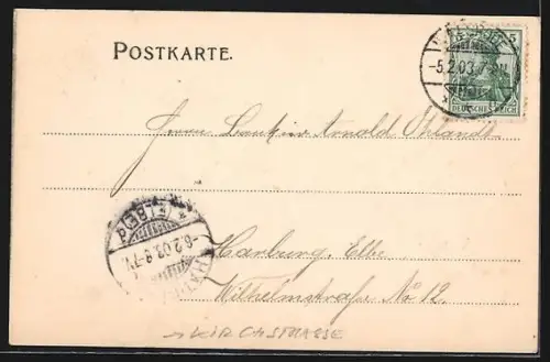 AK Walsrode, Kirchstrasse mit Kindern