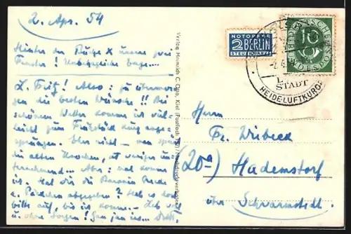 AK Meinerdingen-Honerdingen, Kirche, Schule m. Ehrenmal, Lons Grab