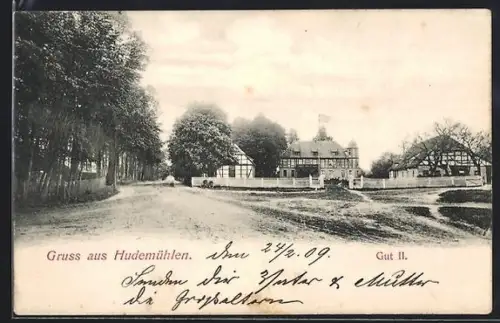 AK Hudemühlen, Gut mit Strassenpartie