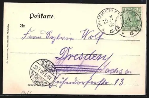 AK Hudemühlen, Gut mit Strassenpartie