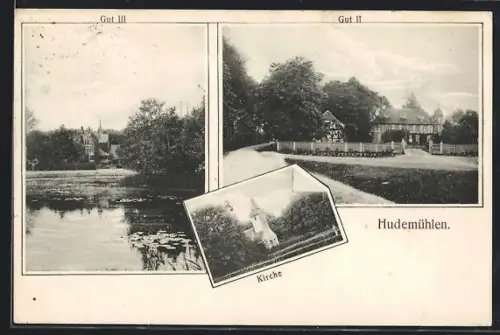 AK Hudemühlen, Kirche, Gut II, Gut III