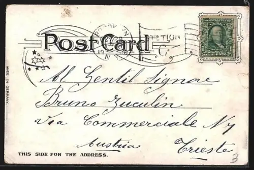 AK New York, NY, Cooper Square with tramways, Strassenbahn