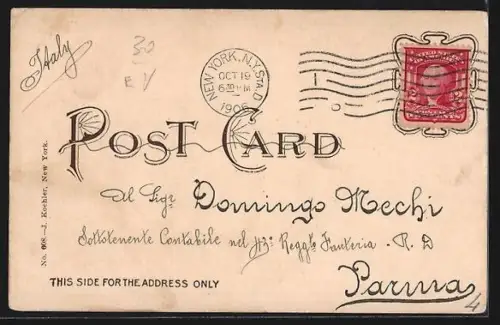 AK New York, NY, Hippodrome, Strassenbahn