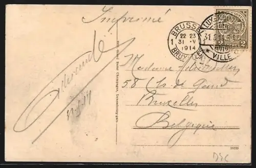 AK Luxembourg, Pont Adolphe et la Passerelle, Strassenbahn