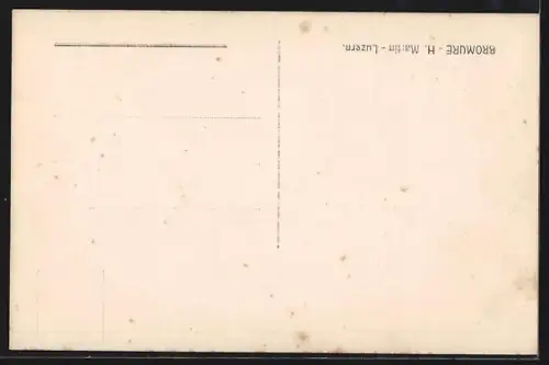 AK Zürich, Landesmuseum und Bahnhofbrücke mit Strassenbahn