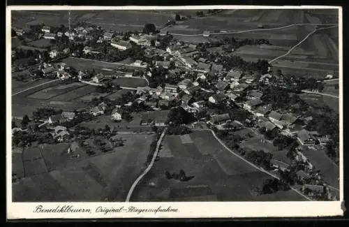 AK Benediktbeuern, Gesamtansicht vom Flugzeug aus