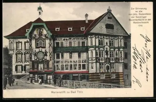 AK Bad Tölz, Marienstift, 200 Jahre Sendlinger Bauernschlacht