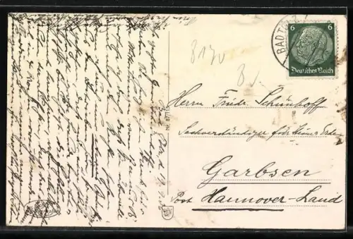 AK Bad Tölz, Panorama mit Isarbrücke und Kirche