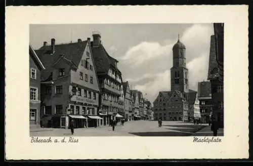 AK Biberach a. d. Riss, Marktplatz