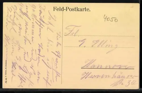 AK M. Gladbach, Hohenzollernstrasse, Brücke, Spazierweg