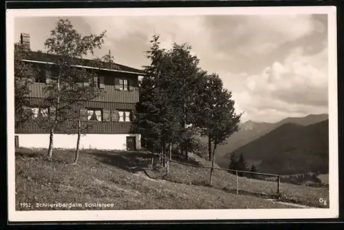 AK Schliersee, Gasthaus Schliersbergalm