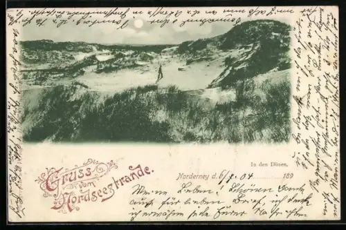 AK Norderney, In den Dünen