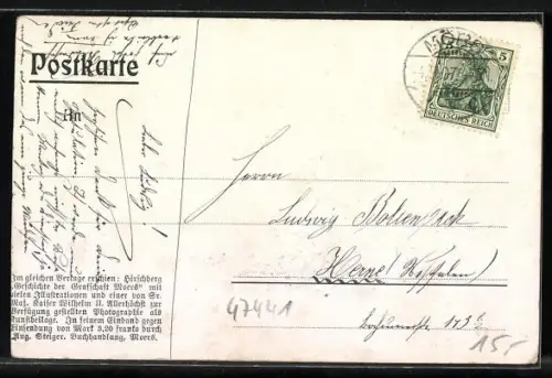 AK Moers a. Rhein, Kgl. Lehrer-Seminar