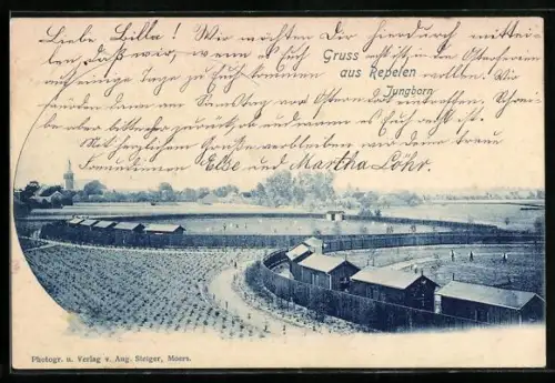 AK Repelen, Jungborn mit Blick zum Ort