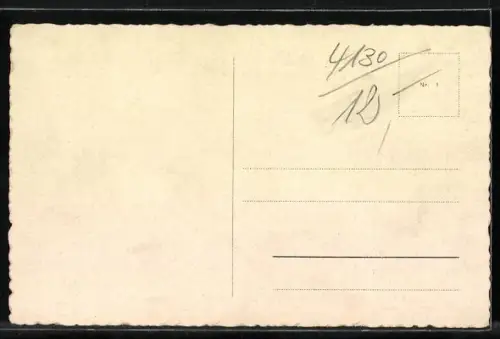 AK Moers, Hindenburgplatz, Brunnen, Geschäftshäuser