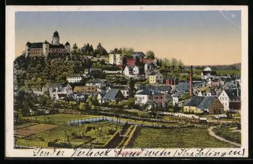 AK Montabaur, Schloss, Ortsansicht