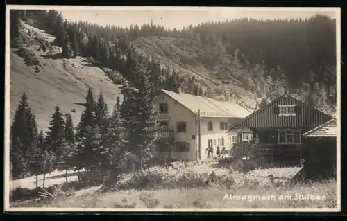 AK Immenstadt, Gasthof Almagmach am Stuiben