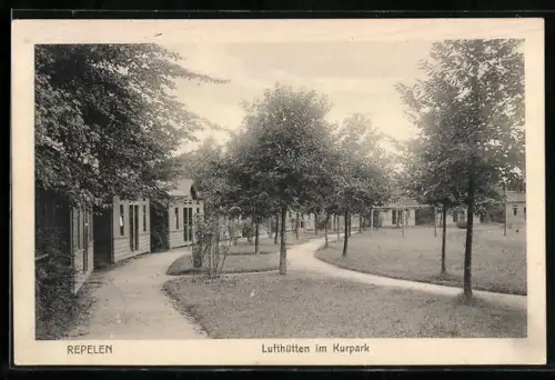 AK Repelen, Lufthütten im Kurpark