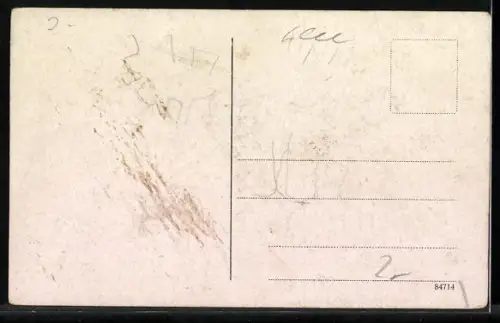 AK Frankfurt a. M., Kaiserstrasse mit Strassenbahn und Brunnen