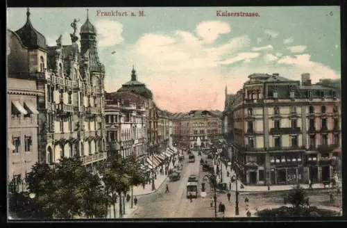 AK Frankfurt a. M., Kaiserstrasse
