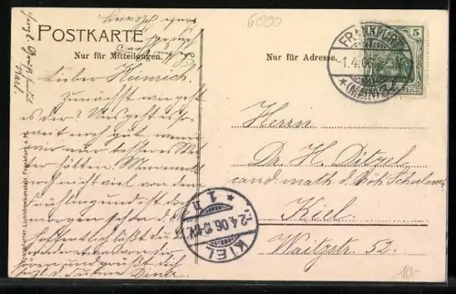 AK Frankfurt a. M., Kaiserstrasse