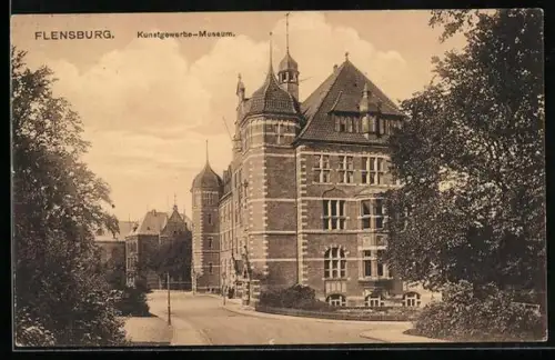 AK Flensburg, Kunstgewerbe-Museum