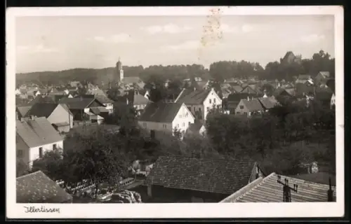 AK Illertissen, Ortsansicht mit Kirche