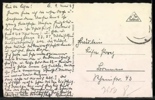 AK Biberach an der Riss, Stadttheater und Weisser Turm, 