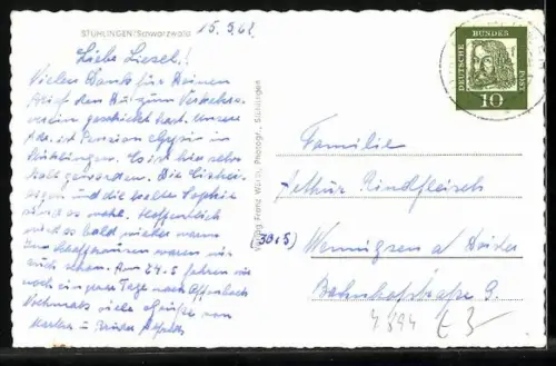 AK Stühlingen /Schwarzwald, Kirche, Ortsansichten