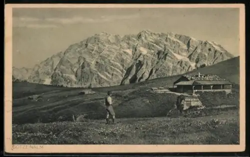 AK Berchtesgaden, Springlkaser auf der Gotzenalm
