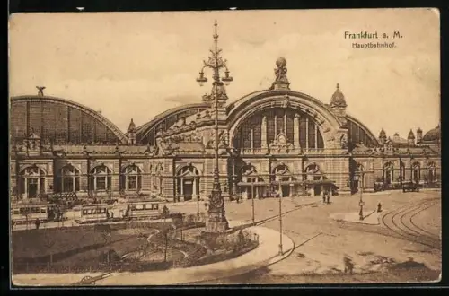 AK Frankfurt a. M., Hauptbahnhof