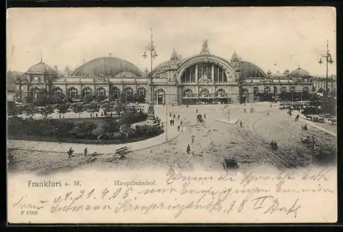 AK Frankfurt a. M., Hauptbahnhof