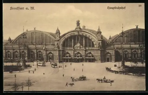 AK Frankfurt a. M., Hauptbahnhof