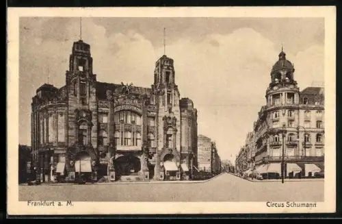 AK Frankfurt a. M., Circus Schumann