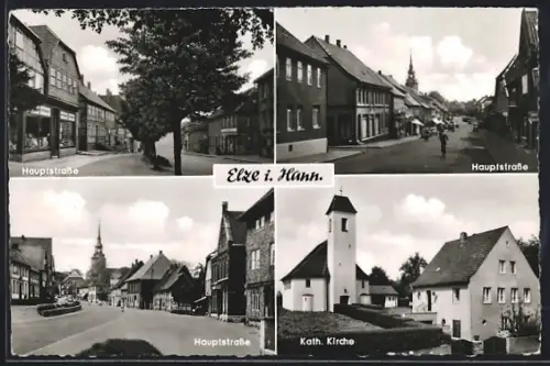 AK Elze i. Hann., Hauptstrasse, Kath. Kirche