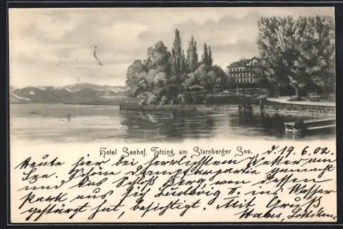 AK Tutzing, Hotel Seehof am Starnberger See