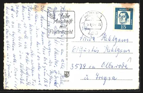 AK Herne i. W., Städt. Hallenbad