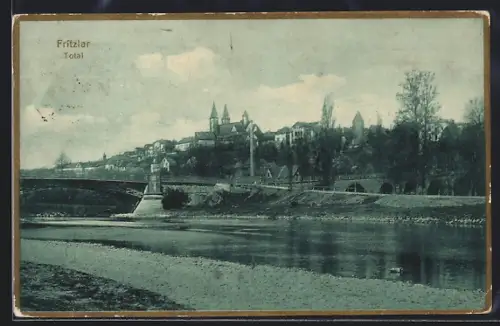 AK Fritzlar, Gesamtansicht der Stadt