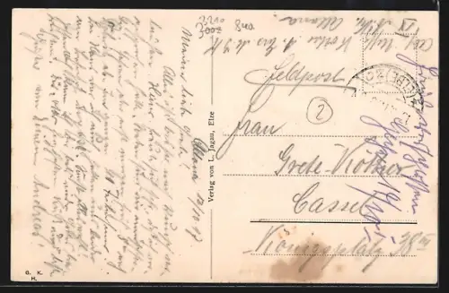 AK Elze i. Hann., Partie an der Saale