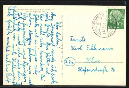 AK Irmenseul, Kirche, Kriegerdenkmal, Weiher, Ortsansicht