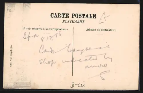 AK Spa, Rue Charles Rogier, Strassenpartie