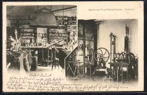 AK Lunéville, Institution Saint-Pierre-Fourier, Salles de Chimie et Physique