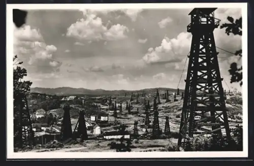 AK Moreni, Terrain petrolifere, Blick auf die Petroleumfelder