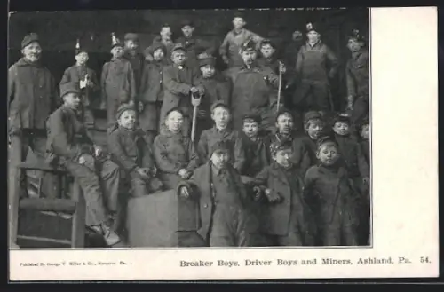 AK Ashland, PA, Breaker Boys, Driver Boys and Miners, Bergbau