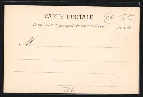 Lithographie Nice, Le Grand Hôtel