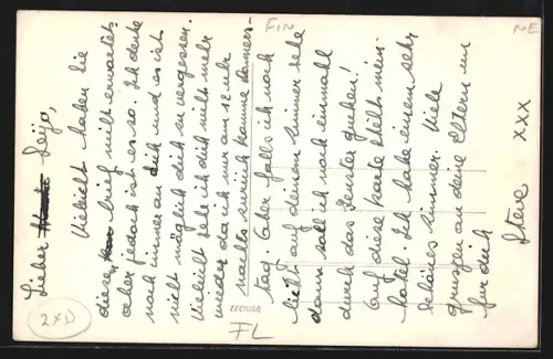 AK Mikkeli, Strassenpartie mit Menschenansammlung