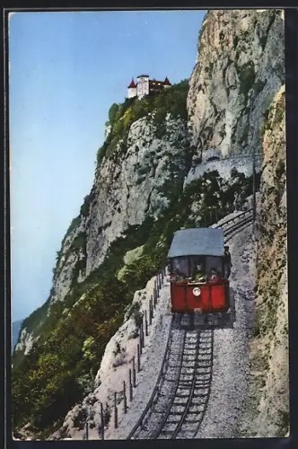 AK Monnetier, Le Funiculaire du Salève, Bergbahn