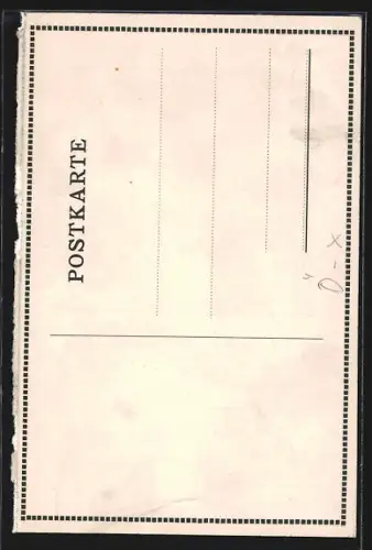 Künstler-AK Schwallenbach, Strassenpartie mit Auto nachts im Winter