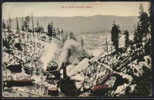 AK Kittitas, WA, Roslyn Mine, Bergbau